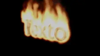 Blender # 183  - TEXTO EM CHAMAS