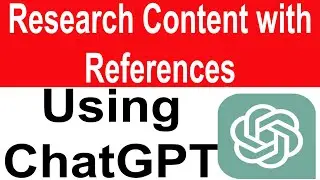 Research Paper Content with References using ChatGPT, Translation