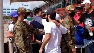 ХАБИБ НУРМАГОМЕДОВ приехал в ЫСЫК-КУЛ КИРГИЗИИ.
