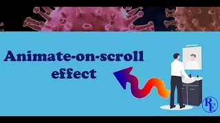 Animate on scroll | HTML CSS | Render_editz