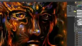 Louis Dyer Visionary artist speed paint 4