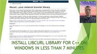 Install libcurl library for C and C++ |  Integrate with Ollama