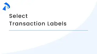 Select Transaction Labels (Account Setup Wizard)