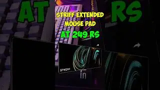 Striff Extended Mouse Pad 249 rs only #shorts #mousepad #gaming