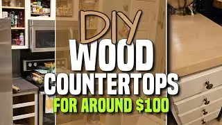 DIY Wood Countertops for Around $100, Kitchen Updates