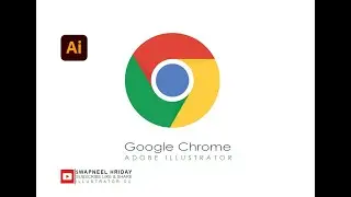 How to create Google Chrome Logo in Adobe Illustrator