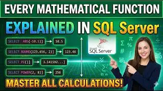 51 Every Mathematical Function Explained in SQL Server