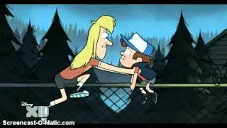 Gravity Falls-Dipper gets off the fence