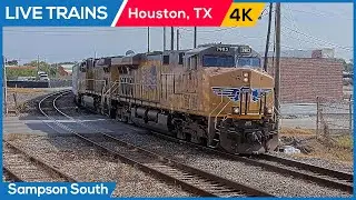 🔴 LIVE Trains Railcam | Houston, Texas (Sampson Street South)