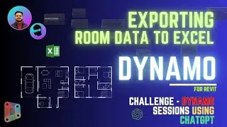 How to Export Revit data to Excel with Dynamo?Tutorial | GetSetParameter | Learn Dynamo with ChatGPT