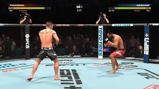 EA SPORTS UFC 5 - INSANE Flying Knee KO