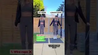 Top beginner jump rope tips 👊🏼 link to ropes in comments ⬇️ 