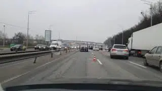 ДТП в центре Киева 5 машин пострадало