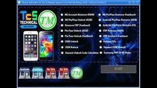 Micky Mi Unlocker v1 - Xiaomi(MI) Frp, Huawei OEM Unlock, MI Pin Pass, Samsung FRP
