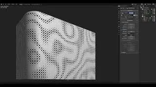 🧩 Perforated Panel – Geometry Nodes Modifier for Blender