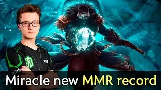 Miracle new MMR world record — road to 10k with Kunkka Dota 2