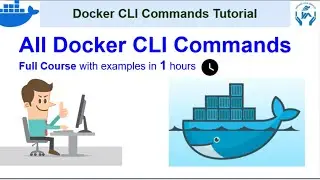 Docker Commands Tutorial for beginners | Docker Commands examples | Docker commands Course in Eng.