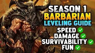 The PERFECT Season 1 Barbarian Leveling Guide Level 1-70 I Diablo 4