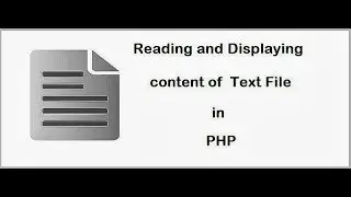 PHP Reading File With Example