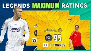 Confirmed free European NATIONAL LEGENDS max rating in pes 2020 mobile