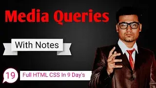 Media Queries | Responsive Website With Media Queries | Media Queries In CSS