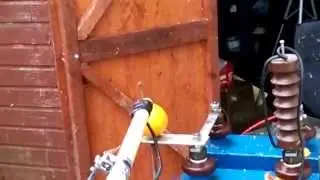 20kv 50uF high voltage capacitor Slow-Mo Orange explosion