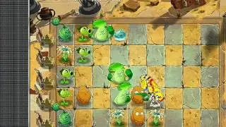 Plants vs Zombies 2 - Walkthrough - Ancient Egypt - Day 11