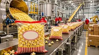 How Millions of Bags of Popcorn Are Made Every Day | Inside a Modern Snack Factory