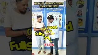 💐Congratulations Sanjay S for Getting placed as a # Full Stack Developer with 3 LPA 💐