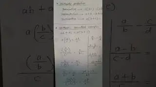 Arithmetical properties || Arithmetic operation examples