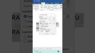 Convert existing text into a table in MS-WORD 