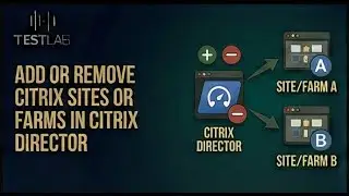 Add or remove Citrix Sites or Farms in Citrix Director