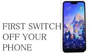 XIAOMI REDMI 6 Pro Hard Reset.(simple and easy)..