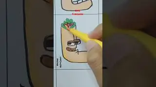 How to draw Alphabet Lore But They Food (L) #shorts #alphabetlore #food