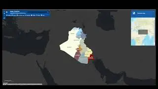 شرح خارطة توزيع انتشار الكورونا فايروس في العراق للعراق