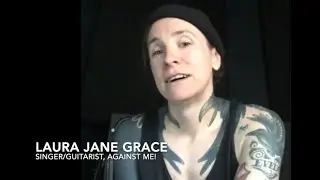 Laura Jane Grace of Against Me To Blue Rev!