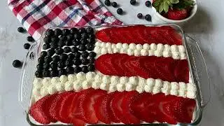 Flag Cake USA 🇺🇸