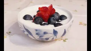 Fresh Blueberries Yoghurt