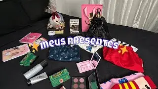 Meus presentes de aniversário 🎁✨