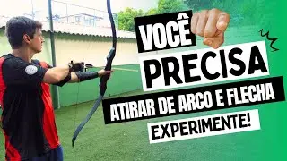 Arco e Flecha Bom e Barato! Comece agora a Praticar!