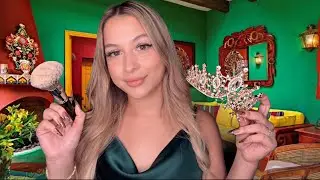 ASMR ✨Latina Mom gets you ready for your QUINCEAÑERA 👑🥹