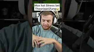 Stress bei der Theorieprüfung😂