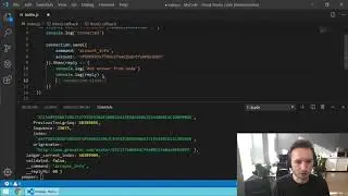 Live account balance check with a few lines of JS code (5/5)