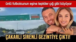 ÇAKARLI ARAÇ birilerine EĞLENCE. Şimdi de Adem Büyük'ün eşi Merve Büyük