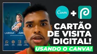 Cartão de Visita Digital - CANVA