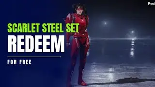 REDEEM SCARLET STEEL SET FOR FREE | NEW EVENT FREE MYTHIC OUTFIT | SCARLET STEEL SET PUBGM |