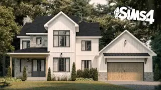The Sims 4 | Modern Farmhouse | No CC | Speed Build