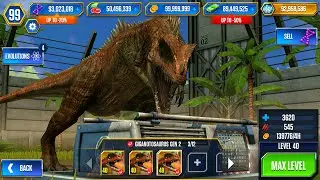 NEW GIGANOTOSAURUS GEN 2 MAX X3 LEVEL 40 | JURASSIC WORLD THE GAME