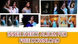 WEDDING ALBUM INNER PSD SHEETS FREE DOWNLOAD PLEASE DO SUBSCRIBE OUR CHANNEL🙏🙏