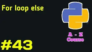 For loop else statement in Python